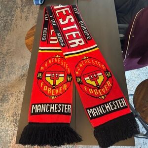 Manchester United Red and Black Supporter Scarf